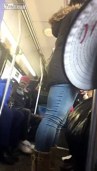 Teen Girls Jump A Guy On NYC Bus