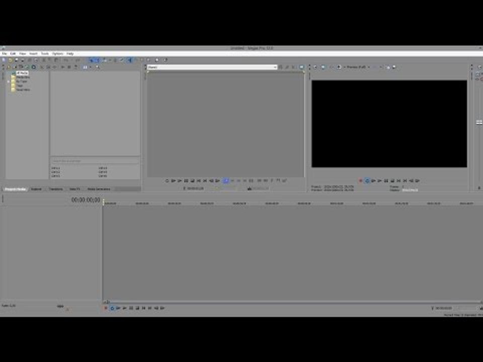 Como resetar o Sony Vegas