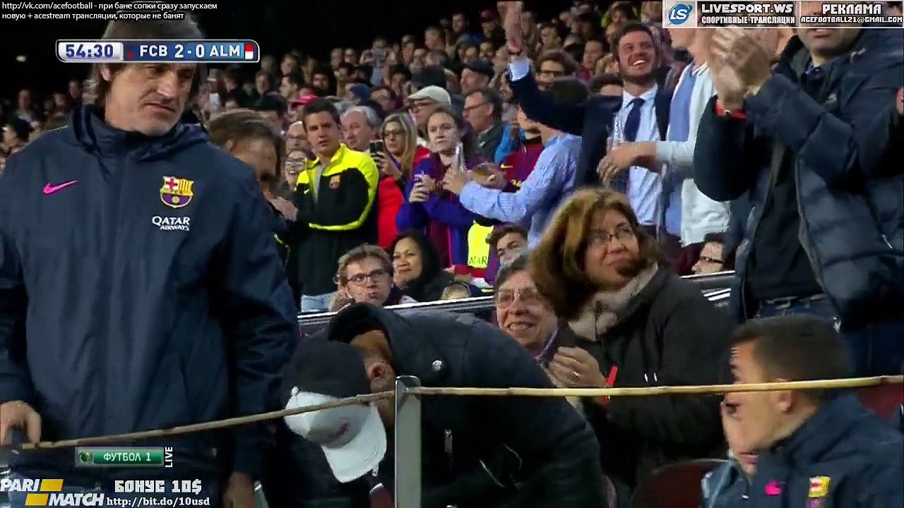 L.Suarez goal (FC Barcelona 2-0 Almeria) HD