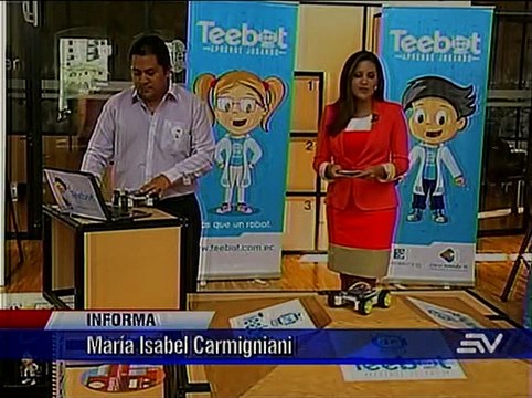 Teebot, el primer robot educativo del país que permite enseñar a niños