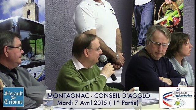 MONTAGNAC - 2015 - CONSEIL D'AGGLO - SECONDE PARTIE - CONSEIL du 7 AVRIL 2015