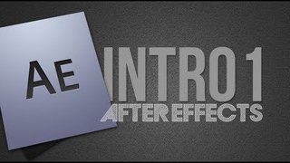 Como criar uma Intro/Vinheta no After Effects #1