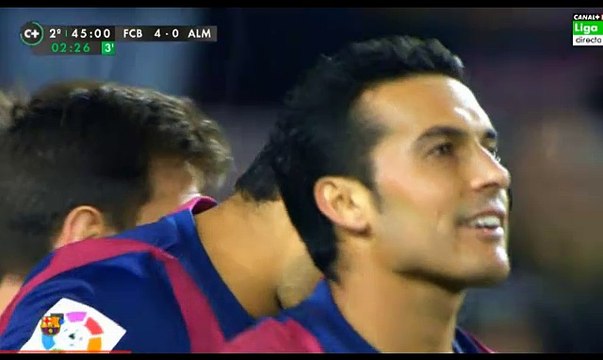 08.04.2015 - Luis Sùarez goal - FC Barcelona 4-0 UD Almería