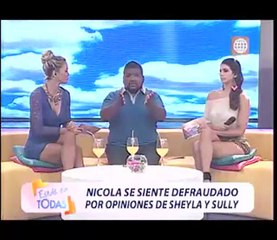 Sully Sáenz: "Hay que ser más hombre, Nicola Porcella"