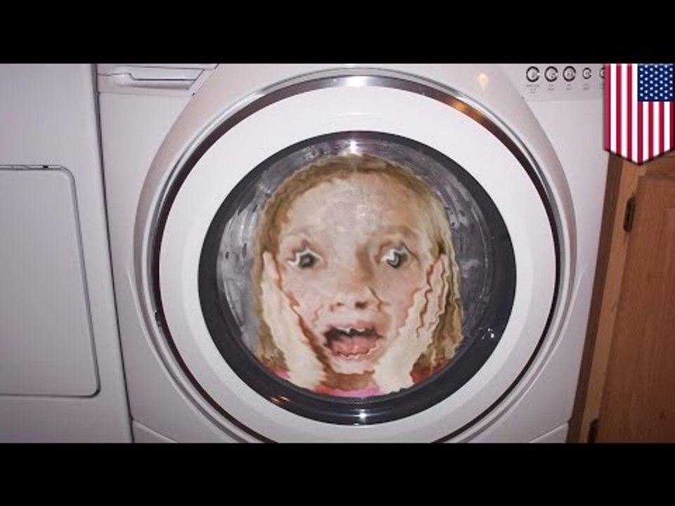 Mädchen überlebt Waschmaschinen-Schleudergang