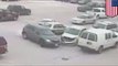 Hombre de 92 años choca 9 autos mientras intenta infructuosamente estacionar su vehículo