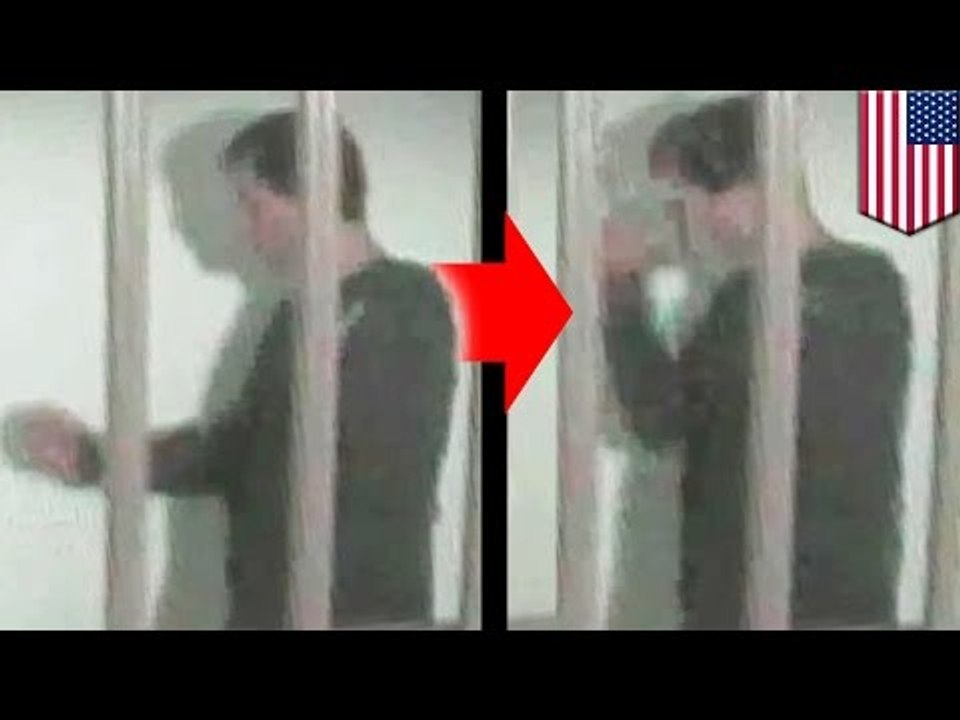 Sujeto acuso a la policía de exceso de fuerza, video muestra que se golpeo a si mismo