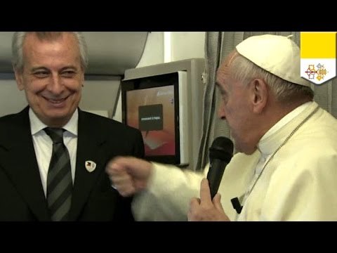 Papa Francisco hace comentarios que generan controversia sobre la libertad de expresión