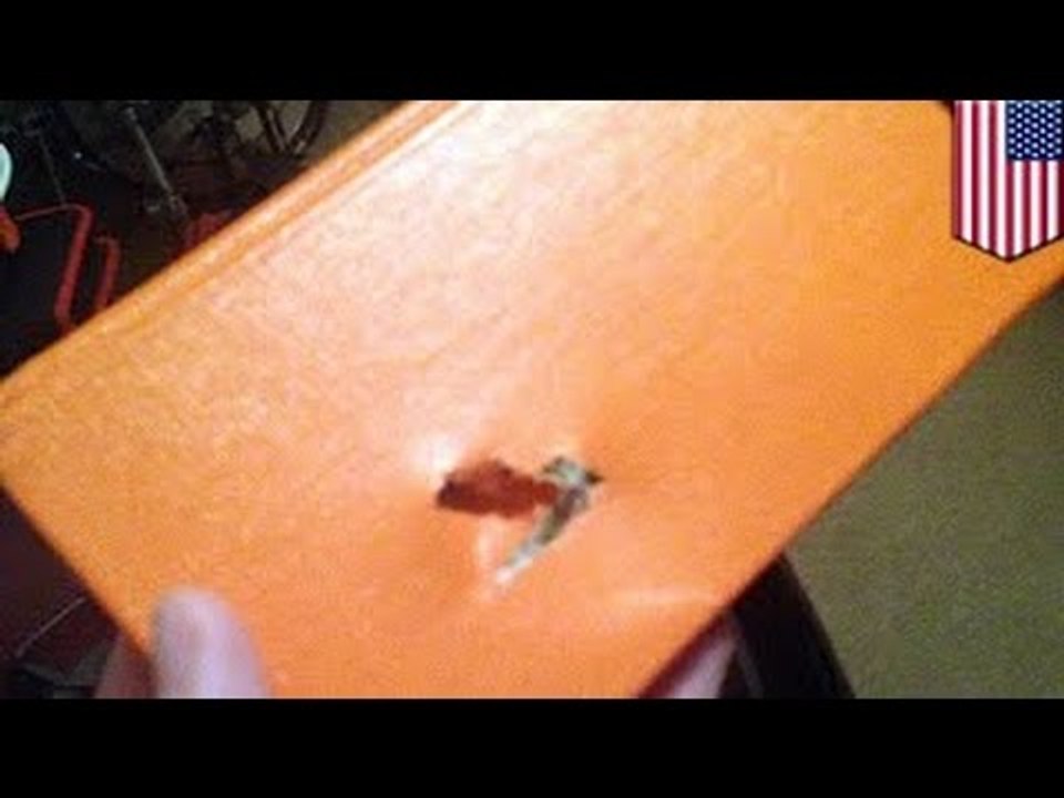 Две книги спасли студента от гибели во время ст...
