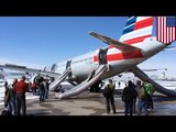 Cet avion d'American Airlines est évacué après que de la fumée soit aperçue dans la cabine