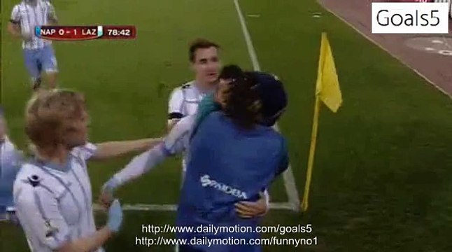 Senad Lulic Goal Napoli 0 - 1 Lazio Coppa Italia 8-4-2015