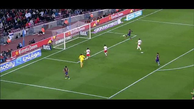 Goal Luis Suárez - Barcelona 4-0 Almeria - 08-04-2015