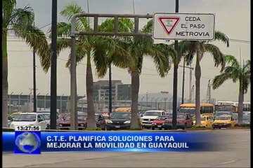 CTE planifica soluciones para mejorar la movilidad en Guayaquil