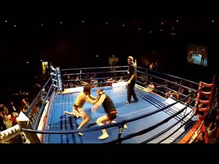 Sessentão vence luta com nocaute espetacular