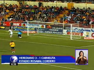 Heredia 3 - Carmelita 1