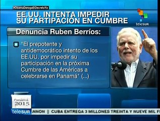 EEUU intentaría impedir participación de Berríos en Cumbre de Panamá