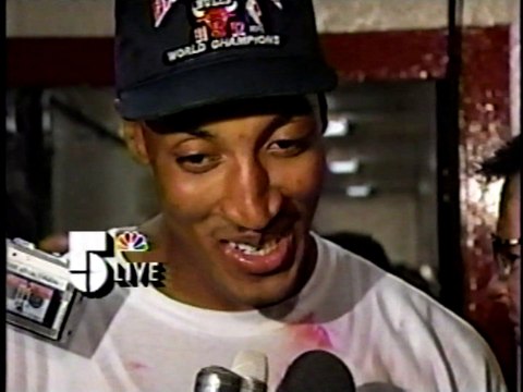 SCOTTIE PIPPEN INTERVIEW AFTER BULLS WINNING 1992 NBA FINALS BULLS VS BLAZERS