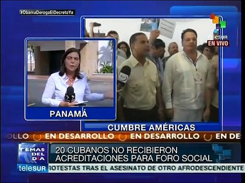 Panamá: denuncian boicot contra Cuba en Cumbre de las Américas