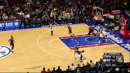 Jason Richardson Buzzer Beater - Wizards vs Sixers - April 8, 2015 - NBA Season 2014-15