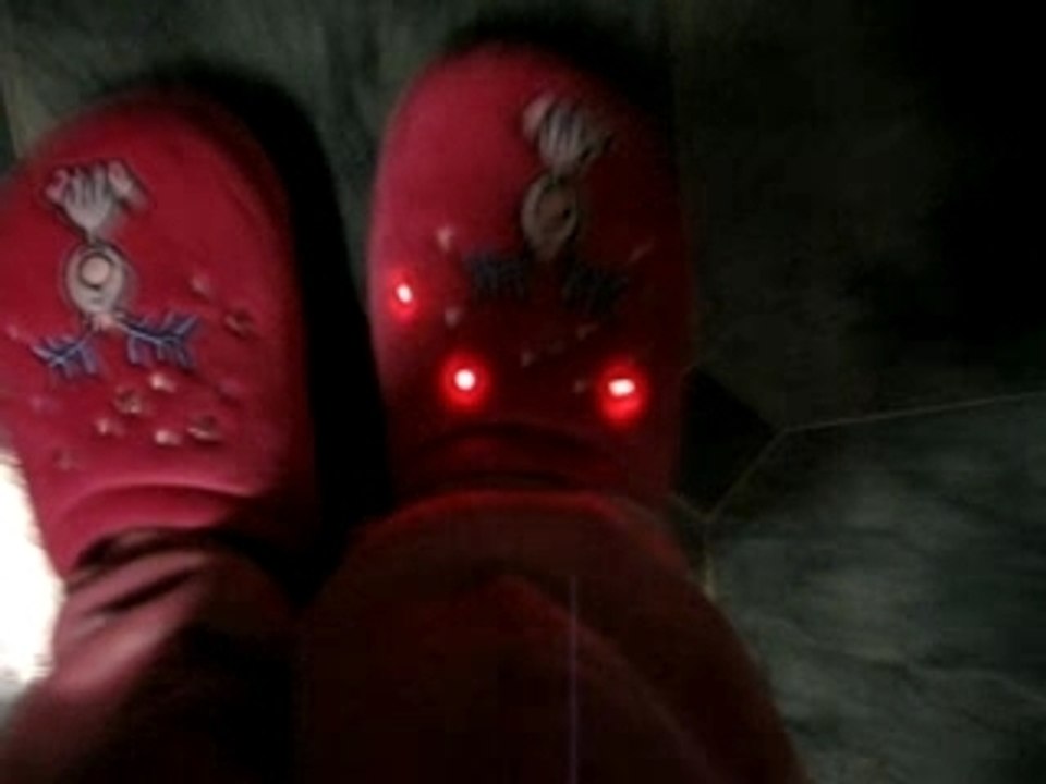 Meine leuchtenen pantoffeln