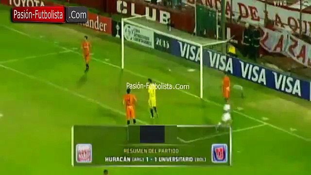 Huracán empató 1-1 con Universitario de Sucre por la Copa Libertadores