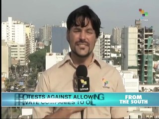 Peru: Oil workers protest exploration by private companies