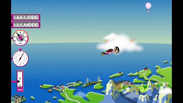 Mr Bean Cartoon Skydiving Games For Kids Gry Dla Dzieci