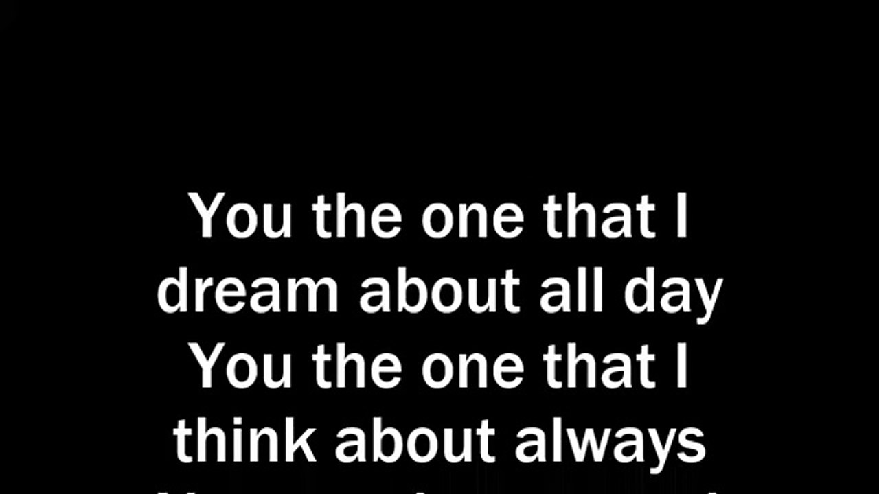 Rihanna You Da One Lyrics Video Dailymotion