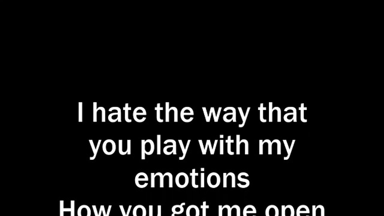 Rihanna  You Make Me Sick  Lyrics  video Dailymotion
