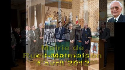 4 avril 2012. Cérémonie à la Mairie de Rueil-Malmaison