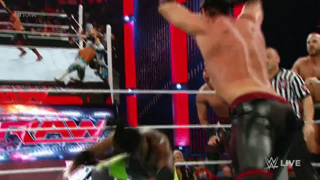 Big E & Kofi Kingston & Lucha Dragons vs. Cesaro & Kidd & The Ascension Raw, March 30, 2015