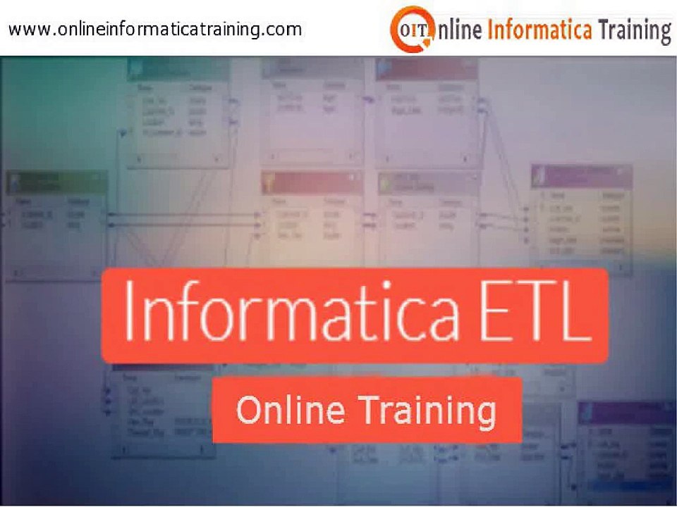 ETL Informatica Online Training