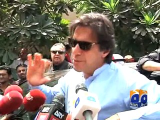 Karachi: Imran Khan media talk-09 April 2015
