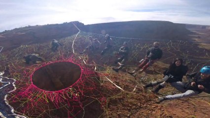 Incredible Space Net BASE Jump