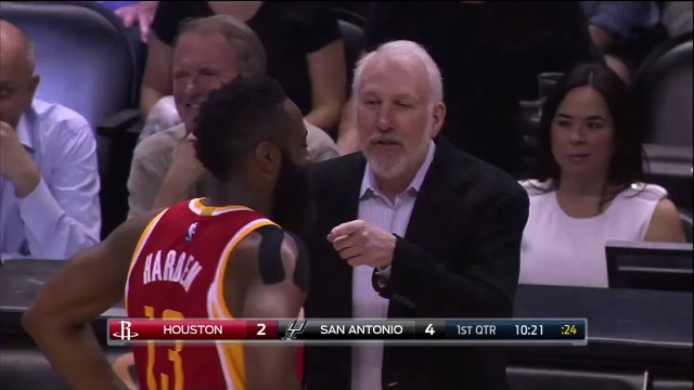 Les barbes de James Harden et Gregg Popovich