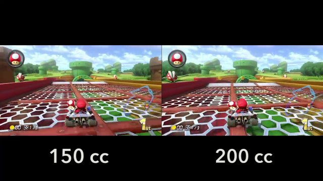 Mario Kart 8 - 200cc vs 150cc - Égout Piranha