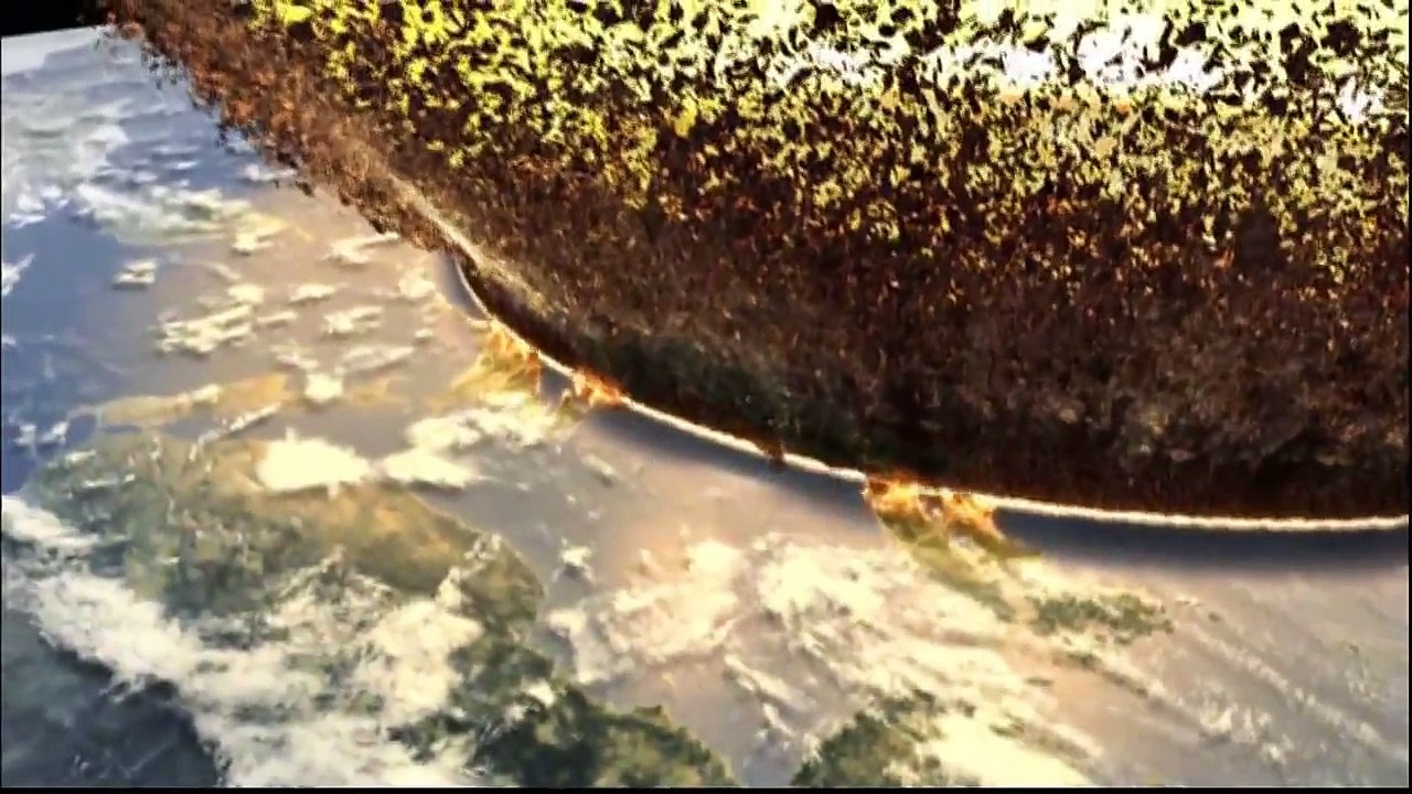 Simulation d'impact d'un astéroïde