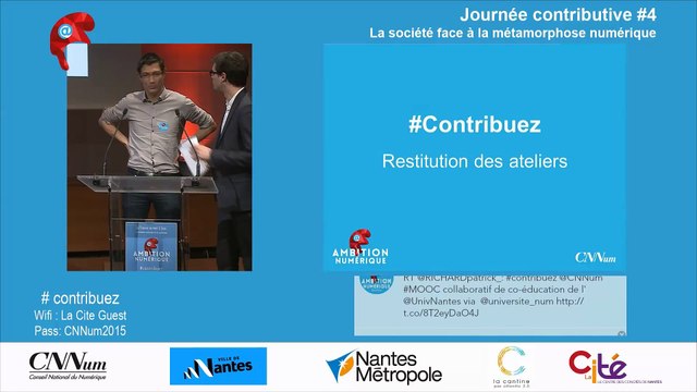 Pitch à Nantes lors de la 4e journée contributive de Green Lab Center