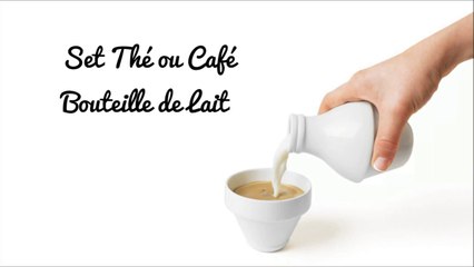 Set Thé ou Café Bouteille de Lait