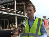 Inspection du chantier de l'aéroport de Port-Gentil par le Président