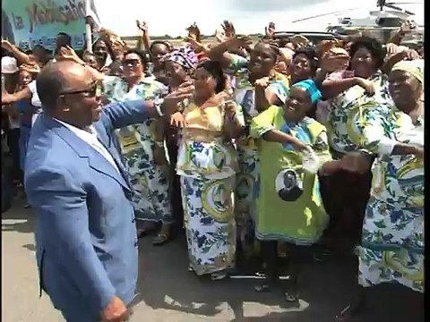 Visite des chantiers de Port-Gentil : Interview du Président Ali Bongo Ondimba