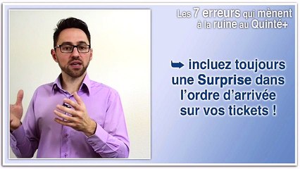 Cours gratuit - Les 7 erreurs qui mènent à la ruine au Quinté+ et la technique PARISMO pour les contrer