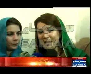 Reham Khan first Political Interview at Karachi April 9, 2015