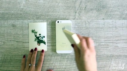 How to stick a sticker on an iPhone (Deco Soon)