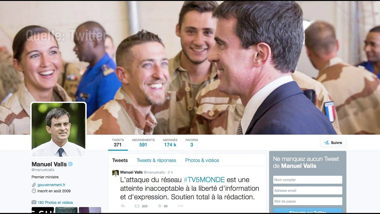 IS-Hacker legen Sender TV5Monde stundenlang lahm