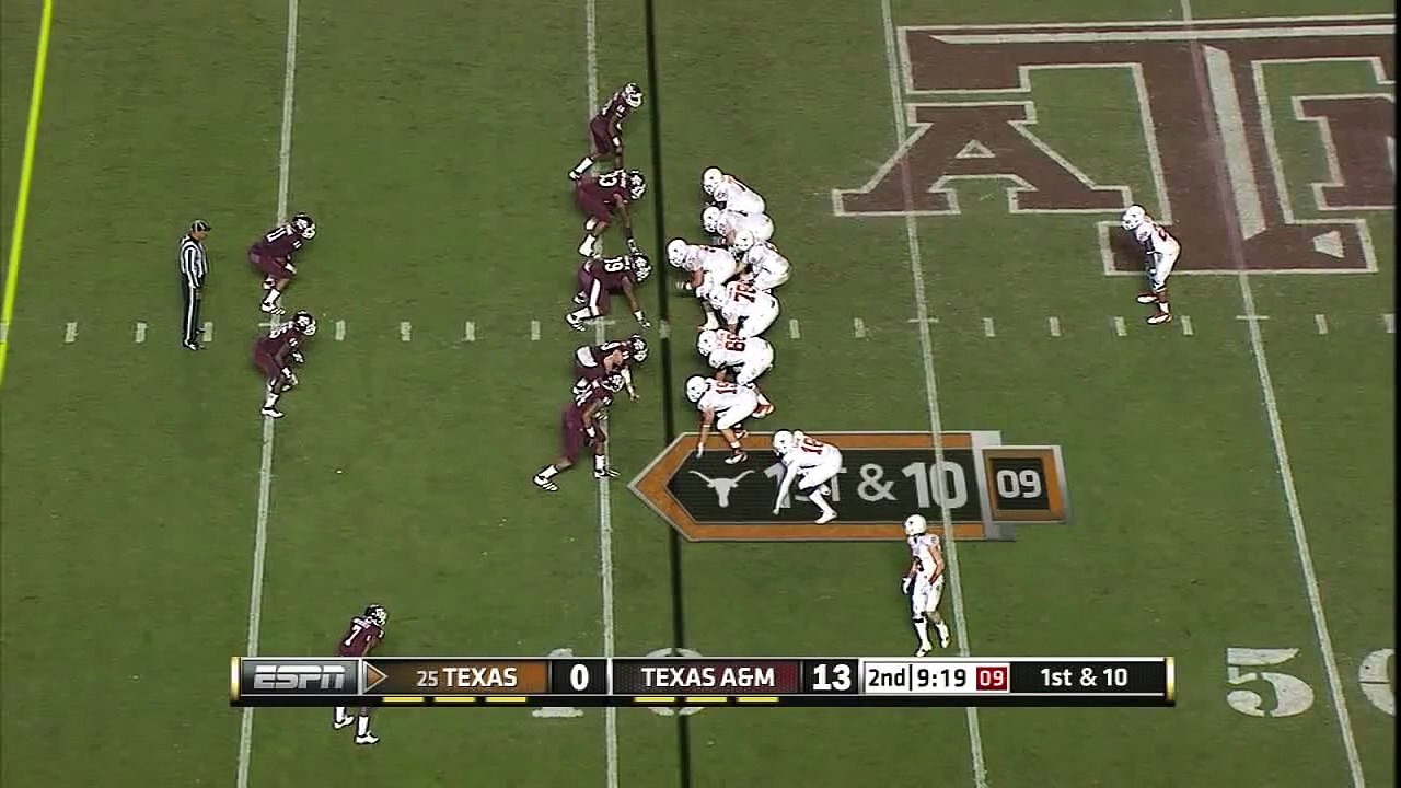 Texas Trick Play for Touchdown Against Texas A&M