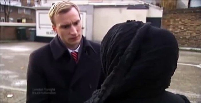 Muslim girl punched unconscious by BLack man Horrific CCTV video Hate-crime London Plaistouw Newham