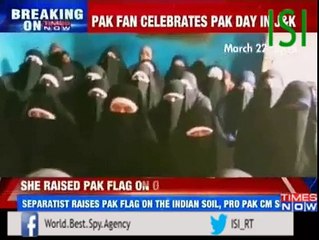ISI - Dukhtaraan-e-Kashmir raises Pakistan flag