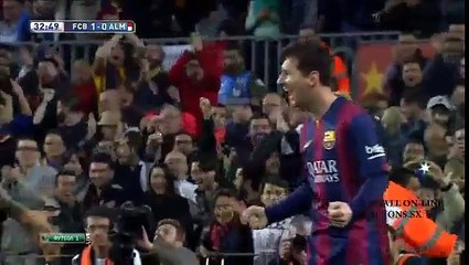 Linel Messi Amazing Goal - Barcelona 4-0  Almeria