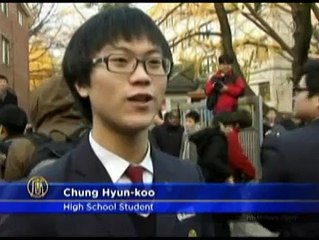 South Korean Students Take Crucial College Entrance Exams